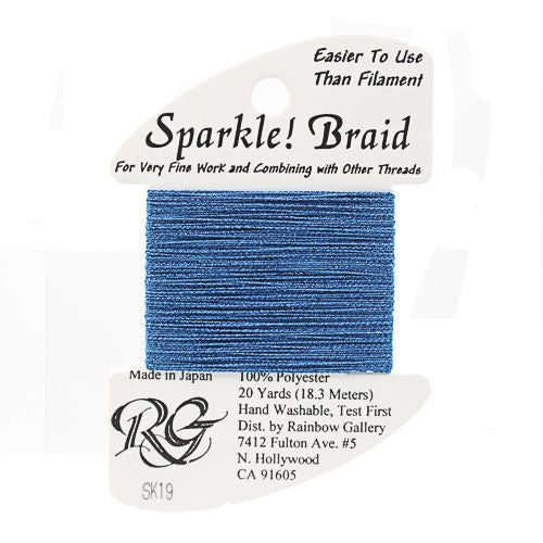 Rainbow Gallery Sparkle Braid - 19 True Blue