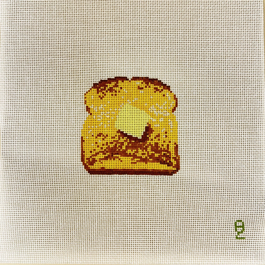 Oz Needle and Thread Buttered Toast Needlepoint Canvas