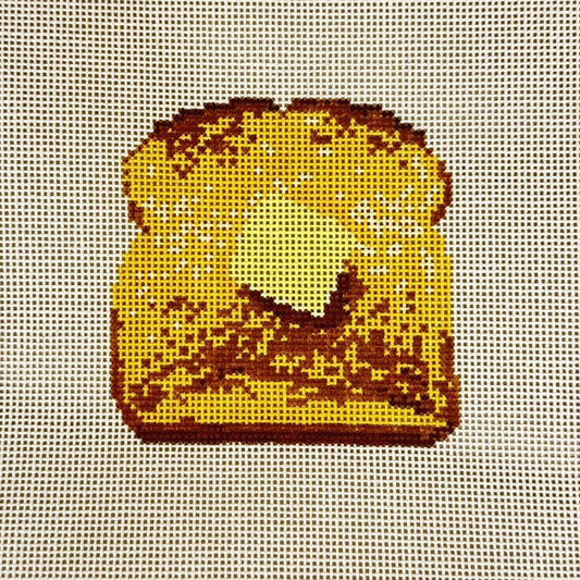 Oz Needle and Thread Buttered Toast Needlepoint Canvas