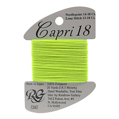 Rainbow Gallery Capri 18 - 845 Neon Yellow