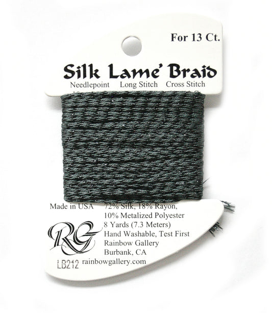 Rainbow Gallery Silk Lame Braid 13 - 212 Castlerock