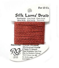 Rainbow Gallery Silk Lame Braid 13 - 199 Picante