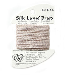 Rainbow Gallery Silk Lame Braid 13 - 216 Touch of Tan