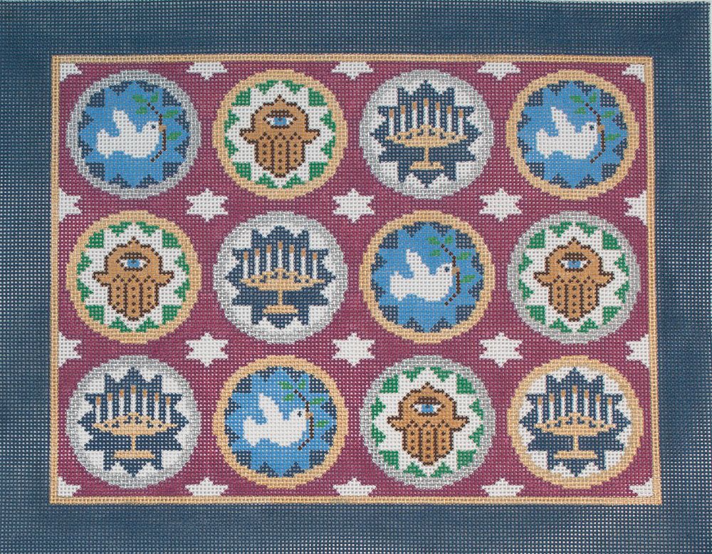 EP Arts Circles of Peace Tallis Needlepoint Canvas