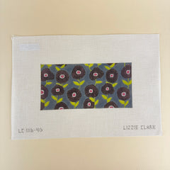 The Collection Designs Lizzie Clark Dark Poppies Needlepoint Canvas