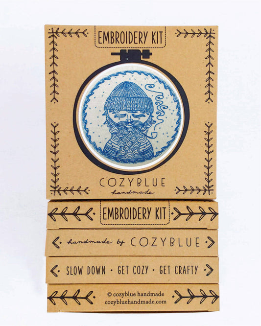 Cozyblue Handmade Sea Captain Embroidery Kit