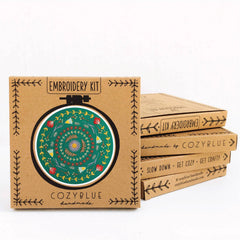 Cozyblue Handmade Greenery Embroidery Kit