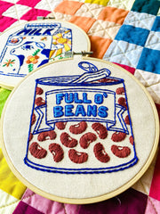 Hook Line & Tinker Beans Embroidery Kit