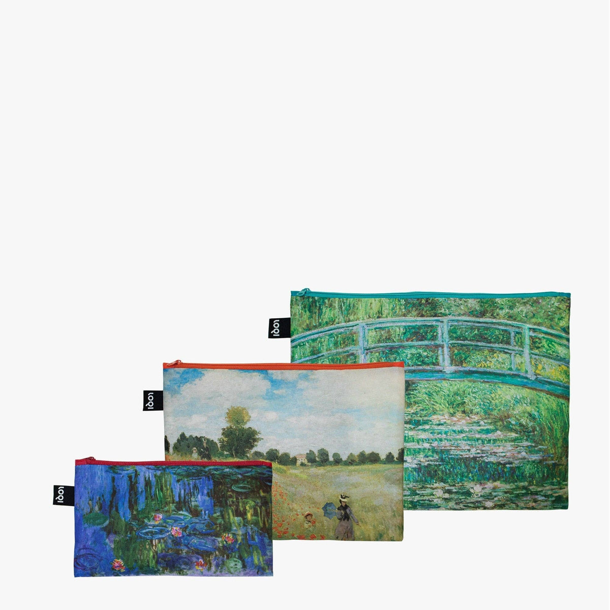 LOQI Claude Claude Monet Recycled Project Bags - Set of 3