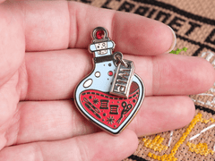 Stitchonomy Red Potion Bottle Needle Minder