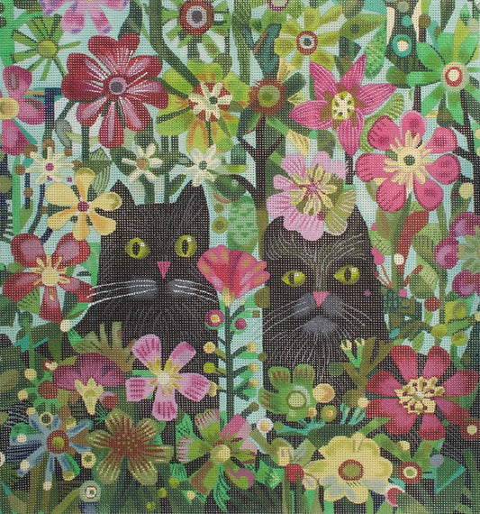 Melissa Shirley Designs Chloe and Stockings Needlepoint Canvas