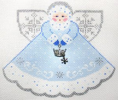 Painted Pony Designs Snow Queen Angel Needlepoint Canvas