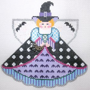 Painted Pony Designs Gone Batty Witch Angel Needlepoint Canvas