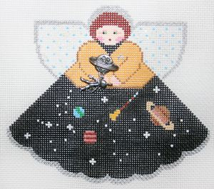 Painted Pony Designs Space Cadet Angel Needlepoint Canvas