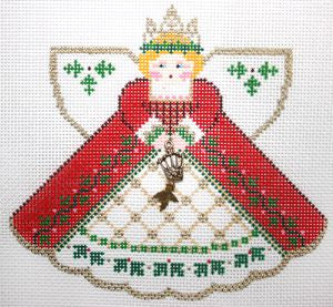 Painted Pony Designs Holly Queen Needlepoint Canvas