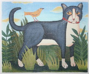 Painted Pony Designs Temptation Cat Needlepoint Canvas