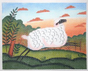 Painted Pony Designs Morning Sheep Needlepoint Canvas