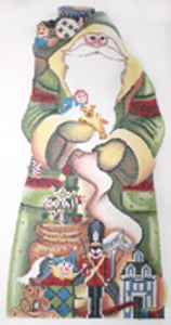 Painted Pony Designs Special Wishes Santa Needlepoint Canvas