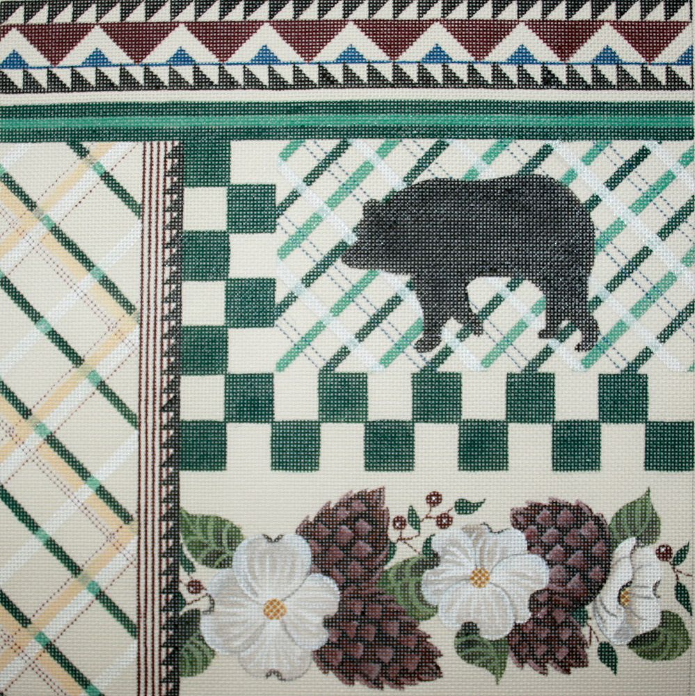 Fleur de Paris Corp Bear Creek Needlepoint Canvas