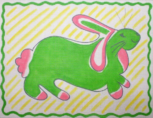 Kate Dickerson Needlepoint Collections Rabbit by Jilly Walsh Needlepoint Canvas