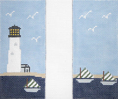 J. Child Designs Lighthouse Eyeglass Case Needlepoint Canvas