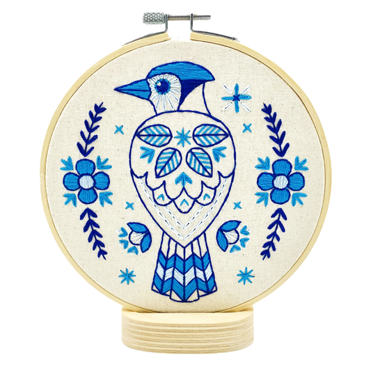 Hook Line and Tinker Embroidery Kits - Blue Jay Complete Embroidery Kit