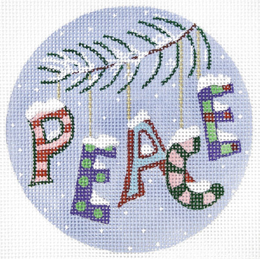 PLD Designs Christmas Peace Needlepoint Canvas