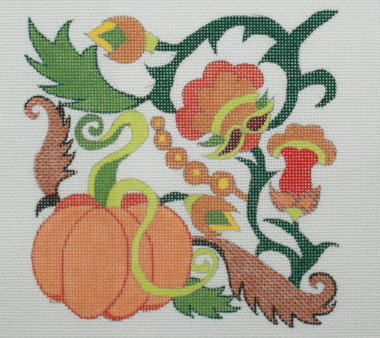 Raymond M. Crawford Pumpkin Collection Needlepoint Canvas