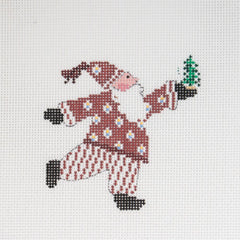 Cooper Oaks Design Santa's Gift Ornament Needlepoint Canvas