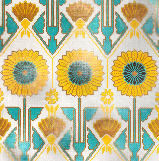 Cooper Oaks Design Sunflower-Sunglow Needlepoint Canvas