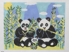 Birds of a Feather Panda Express Needlepoint Canvas