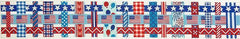 Kate Dickerson Needlepoint Collections Forth Of July Basket Woven Ribbons with A Forth Of July Theme Needlepoint Canvas
