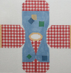 The Studio Midwest Scarecrow Topper Needlepoint Canvas