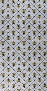 The Meredith Collection Busy Bees Kates Bag Needlepoint Canvas