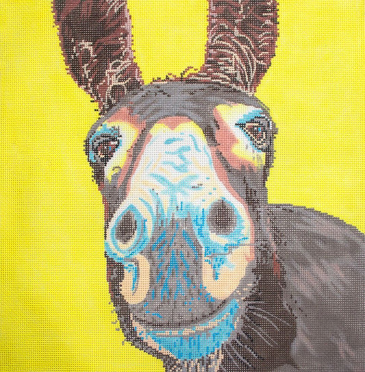 The Meredith Collection Donkey Needlepoint Canvas