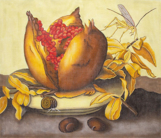 Melissa Shirley Designs Pomegranate by Melissa Shirley - 18 Mesh Needlepoint Canvas