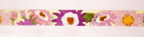 The Meredith Collection Cosmos Garden Belt Needlepoint Canvas