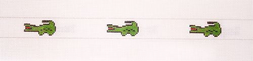 The Meredith Collection Alligators Belt Needlepoint Canvas
