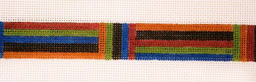 The Meredith Collection Amish Rail Fence Belt Needlepoint Canvas