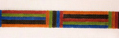 The Meredith Collection Amish Rail Fence Belt Needlepoint Canvas