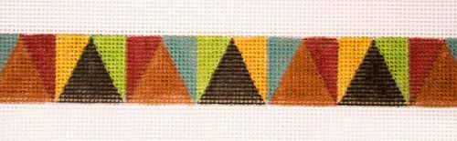 The Meredith Collection Amish Triangles Belt Needlepoint Canvas