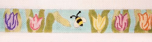 The Meredith Collection Bee a Tulip Belt Needlepoint Canvas