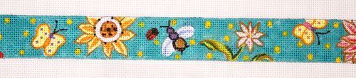 The Meredith Collection Bumblebees etc Belt Needlepoint Canvas