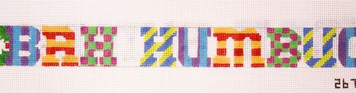 The Meredith Collection Bah Humbug Belt Needlepoint Canvas