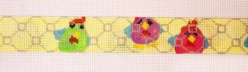The Meredith Collection Chicken Wire Hen Party Belt Needlepoint Canvas
