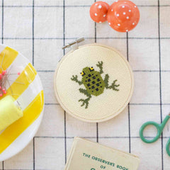 Cotton Clara Frog Cross Stitch Kit