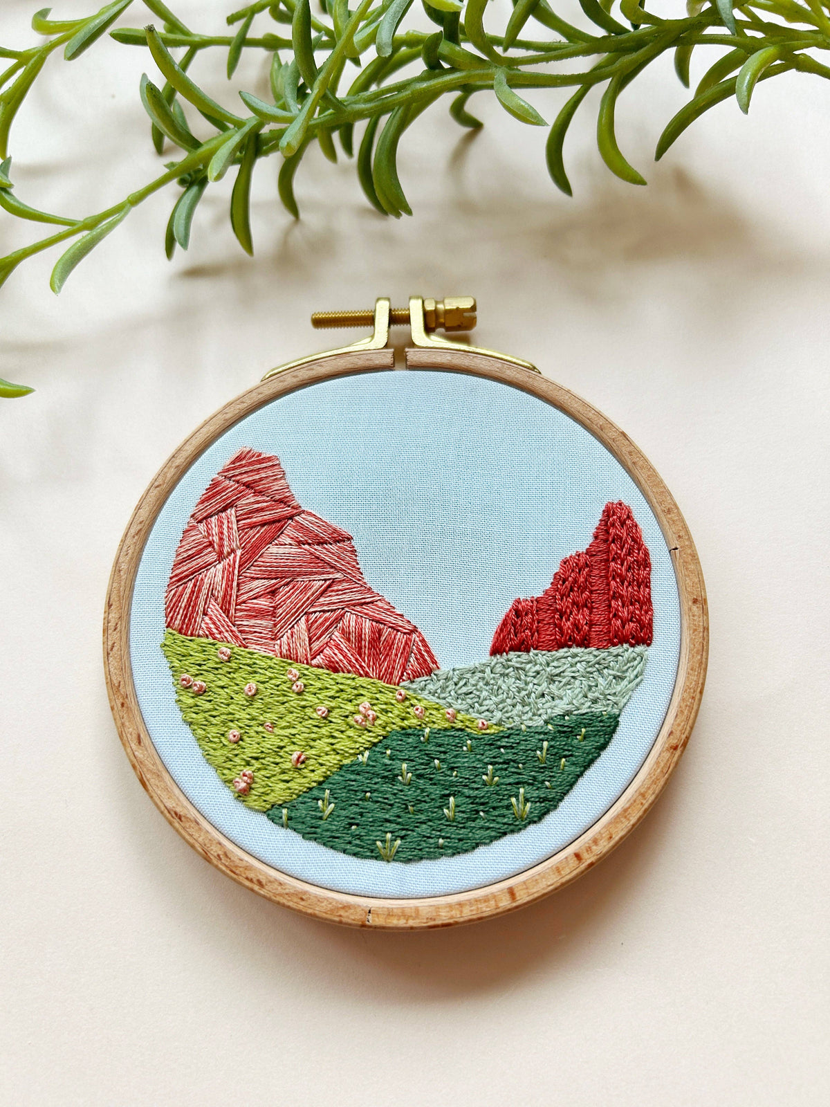 M Creative J Canyon Park Desert Landscape Embroidery Kit