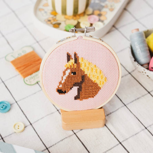 Cotton Clara Horse Cross Stitch Kit
