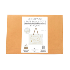 Chasing Threads Stitch Your Craft Tools Tote Bag Embroidery Kit