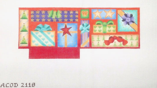 A Collection of Designs Christmas Presents Mini Bag Needlepoint Canvas